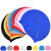 Solid Color  Silicone Swimming Caps